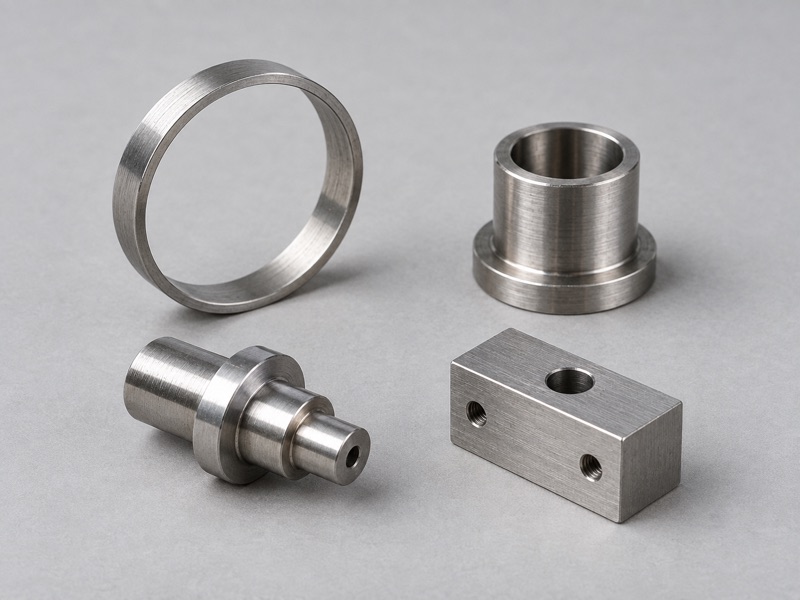 Einzeln angeordnete Metallbauteile
